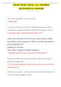 NR 602 WEEK 3 QUIZ ALL POSSIBLE QUESTIONS & ANSWERS. / NR602 WEEK 3 QUIZ ALL POSSIBLE QUESTIONS & ANSWERS.(LATEST)-CHAMBERLAIN COLLEGE OF NURSING