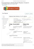 Focused Exam:Alcohol Use Disorder/Alcohol Abuse (Subjective Data)/ (GRADED).