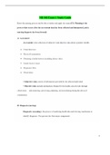 NR302 Exam 1 Study Guide / NR 302 Exam 1 Study Guide (Latest-2021): Chamberlain College of Nursing