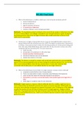 NR503 Epidemiology Final Exam (Latest-2021, Version-2)/ NR 503 Epidemiology Final Exam/ NR503 Final Exam / NR 503 Final Exam: Population Health, Epidemiology & Statistical Principles: Chamberlain College of Nursing |100% Correct Q & A|