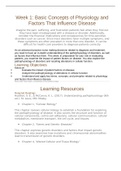 NURS 6501 Week 1 EXAM STUDY GUIDE 