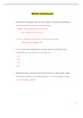 NR304 Final Worksheet / NR 304 Final Worksheet (Latest-2021): Chamberlain College of Nursing |100% Correct Answers, Download to Score “A”|