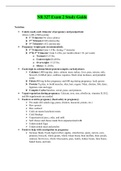 NR327 Exam 2 Study Guides / NR 327 Exam 2 Study Guides (Latest-2021): Maternal-Child Nursing: Chamberlain College of Nursing