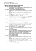 Chapter Two: Historical Development of Professional Psych  |  Clinical Counseling Psychology  Psychology 4540  |  The Ohio State University 