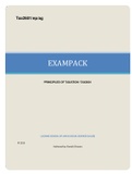 TAX2601_ Principles Of Taxation_ EXAM PACK.