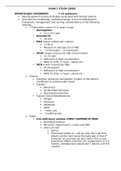 PEDS NR 328-Peds-Exam 2 Study Guide.