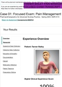 Tanner Bailey Pain Management Shadow Health Focused Exam- Transcript