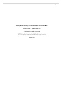 NR 703 Week 2 Assignment; Strengths-to-Strategy, Curriculum Vitae, and Action Plan (Spring 2021)