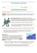 Student Exploration: Crumple Zones