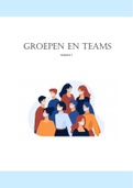 Samenvatting groepsdynamica deel 1 : groepen en teams 