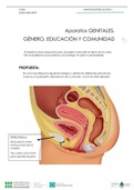 Aparatos GENITALES.   GÉNERO, EDUCACIÓN Y COMUNIDAD