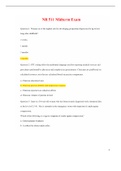 NR511 Week 4 Midterm Exam (Latest-2021, Version-2) / NR 511 Week 4 Midterm Exam / NR511 Midterm Exam/ NR 511 Midterm Exam: Differential Diagnosis and Primary Care Practicum: Chamberlain College of Nursing |50 Correct Q & A |