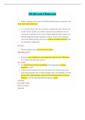 NR602 Week 8 Final Exam (2 Versions, Latest-2021) / NR 602 Week 8 Final Exam / NR602 Final Exam / NR 602 Final Exam /: Chamberlain College of Nursing 