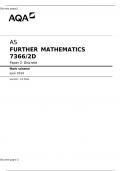 AS FURTHER MATHEMATICS 7366/2D