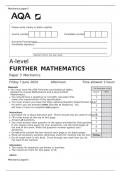 A-level FURTHER MATHEMATICS