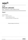 AQA GCSE English Language 8700 paper 1 PACKAGE BUNDLE EnglishLanguage 23May 2024