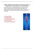 samenvatting biologie : werkingen in het menselijk lichaam