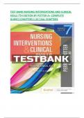 TEST BANK NURSING INTERVENTIONS AND CLINICAL SKILLS 7TH EDITION 