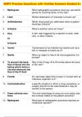  ARRT Practice Questions with Verified Answers Graded A+