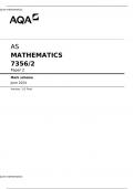 AS MATHEMATICS 7356/2