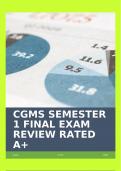 CGMS SEMESTER 1 FINAL EXAM REVIEW RATED A+