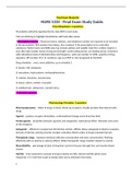 NURS 5334 - Final Exam Comprehensive Collaborative  Study Guide