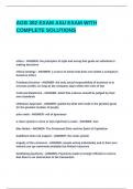 AGB 302 EXAM ASU EXAM WITH COMPLETE SOLUTIONS.