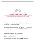 USABO EXAMS BUNDLE WITH GUARANTEED ACCURATE ANSWERS |VERIFIED