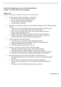 NURS 3365  MIDTERM & FINAL EXAM STUDY QUESTIONS