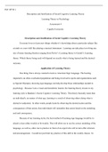 PSY FP7411 Assessment4 1.docx  PSY FP7411  Description and Justification of Social Cognitive Learning Theory  Learning Theory in Psychology Assessment 4  Capella University  Description and Justification of Social Cognitive Learning Theory  Everyone loves