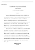 PSY FP4110 ASSESSMENT 4 1.docx  PSYC-FPX-4110  Positive Psychology Applied to Educational Institutions  Capella University  PSYC-FPX-4110 Positive Psychology  Introduction  Education is about maximizing a child's potential for growth, development, and 