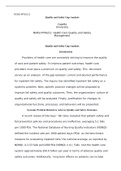 NURS FPX6212  Assessment1 1.docx    NURS-FPX6212  Quality and Safety Gap Analysis  Capella University  NURS-FPX6212  Health Care Quality and Safety Management  Quality and Safety Gap Analysis  Introduction  Providers of health care are constantly striving