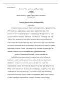 NURS FPX6212  Assessment 3 1.docx    NURS-FPX6212  Outcome Measures, Issues, and Opportunities  Capella University  NURS-FPX6212  Health Care Quality and Safety Management  Outcome Measures, Issues, and Opportunities  Introduction  Compared to less succes