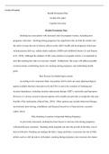 NURS FPX4060    Assessment1 1.docx  NURS-FPX4060  Health Promotion Plan NURS-FPX 4060  Capella University  Health Promotion Plan  Smoking has associations with increased risks for pregnant women, including poor pregnancy outcomes.  Smoking during pregnanc