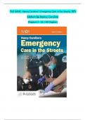 TEST BANK for Nancy Caroline’s Emergency Care in the Streets, 9th Edition, Verified Chapters 1 - 53