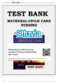 Test Bank for Maternity Newborn and Women’s Health Nursing: A Case-Based Approach 2nd Edition by: O’Meara. Newest Edition 2024