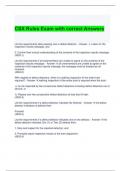 CSX Rules Exam with correct Answers (Graded A)