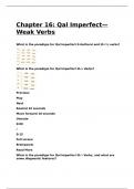 Chapter 16 Qal Imperfect—Weak Verbs