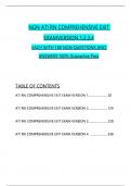 NGN ATI RN COMPREHENSIVE EXIT EXAMVERSION 1,2,3,4 EACH WITH Actual NGN Questions and Answers & Rationales, 100% Verified Answers