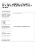 NR304 EXAM 1 LATEST 2024 ACTUAL EXAM COMPLETE EXAM QUESTIONS AND CORRECT ANSWERS