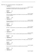 RLGN 105- Test 5 questions and answers  ( latest update 2021 )