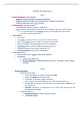 Exam (elaborations) Bacterial Physiology 