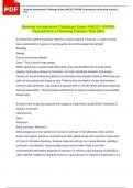 Nursing Acceleration Challenge Exam (NACE) I PN-RN: Foundations of Nursing Practice Test 2024