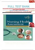 FULL TEST BANK Nursing Health Assessment A Clinical Judgment Approach 4rd Edition By Sharon Jensen (Author) Latest Update 