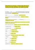 Calculating Drug Dosages