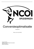 ⚡ Conversieoptimalisatie moduleopdracht NCOI Cijfer: 9,1 