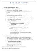 NUR 5334 Final Exam Study Guide NUR 5334 Final Exam Study Guide 