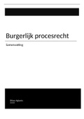 Burgerlijk Procesrecht Samenvatting