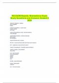 NCCAOM Boards: Biomedicine Exam Study Questions and Answers Graded A 2024