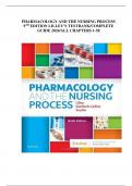 PHARMACOLOGY AND THE NURSING PROCESS 9TH EDITION LILLEY’S TESTBANK/COMPLETE GUIDE 2024/ALL CHAPTERS 1-58